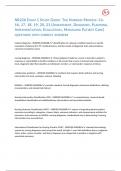 NR226 EXAM 1 STUDY GUIDE- THE NURSING PROCESS- CH&period; 16&comma; 17&comma; 18&comma; 19&comma; 20&comma; 21 &lpar;ASSESSMENT&comma; DIAGNOSIS&comma; PLANNING&comma; IMPLEMENTATION&comma; EVALUATION&comma; MANAGING PATIENT CARE&rpar; QUESTIONS WITH CORRECT ANSWERS&period;