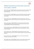 NR226 FUNDAMENTALS II FINAL EXAM QUESTIONS WITH CORRECT ANSWERS&period;