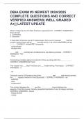 DBIA EXAM &num;3 NEWEST 2024&sol;2025 COMPLETE QUESTIONS AND CORRECT VERIFIED ANSWERS&vert; WELL GRADED A&plus;&vert;&vert; LATEST UPDATE