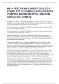 DBIA TEST EXAM NEWEST 2024&sol;2025 COMPLETE QUESTIONS AND CORRECT VERIFIED ANSWERS&vert; WELL GRADED A&plus;&vert;&vert; LATEST UPDATE