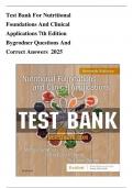 Test&lowbar;Bank&lowbar;for&lowbar;Nutritional&lowbar;Foundations&lowbar;and&lowbar;Clinical&lowbar;Applications&lowbar;7th&lowbar;Edition&lowbar;by&lowbar;Grodner