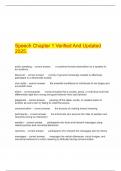 Speech Exam bundled 100&percnt; verified &vert;2025&vert;