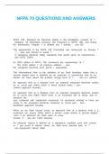 NFPA 70 QUESTIONS AND ANSWERS