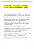 EVEXAM24 - Competitive Landscape SSEVCLWB Questions With Answers&period;