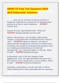 ABFM ITE Prep Test Questions With Well Elaborated Solutions