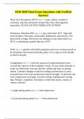NUR 2830 Final Exam Questions with Verified Answers&period;