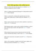 WGU D426 questions with verified answers&period;