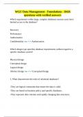 WGU D426 - Data Management Tests Bundle Set