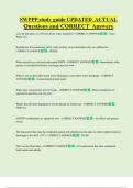 SWPPP study guide UPDATED ACTUAL  Questions and CORRECT Answers