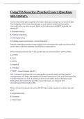 CompTIA Security&plus; Practice Exam A Questions and Answers&period;