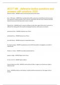 BCOT t86 - defensive tactics questions and answers with solutions 2025