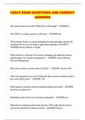 CSSLP EXAM QUESTIONS AND CORRECT ANSWERS