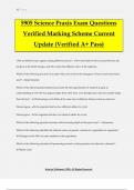 5905 Science Praxis Exam Questions Verified Marking Scheme Current Update &lpar;Verified A&plus; Pass&rpar;