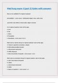 Med Surg exam 4 &lpar;part 2&rpar; Galen with answers