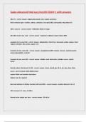 Galen Advanced Med surg Nur265 EXAM 1 with answers