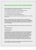 Galen med surg exam 4 with verified solutions&period;