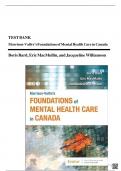 Test Bank - Morrison-Valfre&rsquo;s Foundations of Mental Health Care in Canada&comma; 1st Edition &lpar;Boris Bard-2022&rpar;perfect and latest solution