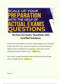 No Fear Act Exam&sol; Questions with Certified Solutions&period;   