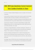 ARC 308 Exam Questions Correct Answers New Update &lpar;Verified A&plus; Pass&rpar;