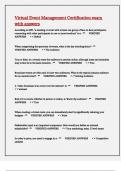 Virtual Event Management Certification exam with answers