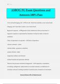 ASBOG FG Exam Questions and Answers 100&percnt; Pass