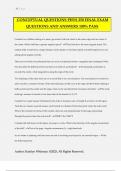 PHYS 250 Bundled Exams Questions and Answers 100&percnt; Pass&comma; Guaranteed&period;
