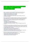WGU D005 PRACTICE EXAM QUESTIONS AND CORRECT ANSWERS 100&percnt; GUARANTEED PASS