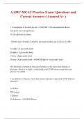 AAMC MCAT Practice Exam  Questions and Correct Answers &lpar; Assured A&plus; &rpar;