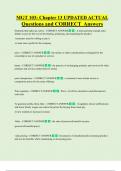 MGT 103&colon; Chapter 13 UPDATED ACTUAL  Questions and CORRECT Answers