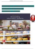 Accounting Information Systems&comma; 3rd Edition TEST BANK by Vernon Richardson&comma; Verified Chapters 1 - 18&comma; Complete Newest Version