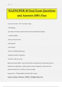 HAZWOPER 40 final Exam Questions and Answers 100&percnt; Pass