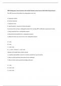  ARRT Radiography- Exam Questions with Verified Solutions Latest Version &lpar;2024-2025&rpar; Already Passed 