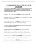 CFCI EXAM QUESTIONS WITH ACCURATE SOLUTIONS
