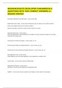 INSURANCESUITE DEVELOPER FUNDAMENTALS &lpar;QUESTIONS WITH 100&percnt; CORRECT ANSWERS&rpar; A&plus; GRADED VERIFIED
