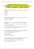 GUIDEWIRE INSURANCESUITE ANALYST FUNDAMENTALS 2024&sol;2025 &lpar;QUESTIONS WITH 100&percnt; CORRECT ANSWERS&rpar; A&plus; GRADED VERIFIED