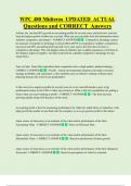 WPC 480 Midterm UPDATED ACTUAL  Questions and CORRECT Answers