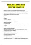 ENTR 2030 EXAM WITH VERIFIED SOLUTION 
