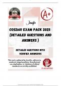 COS2601 EXAM PACK 2025  &lbrace;DETAILED QUESTIONS AND ANSWERS &rcub;