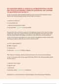 RN TARGETED MEDICAL SURGICAL GASTROINTESTINAL ONLINE PRACTICE EXAM 2024&sol;2025 COMPLETE QUESTIONS AND ANSWERS GUARANTEED PASS &vert; RATED A&plus;