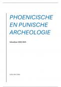 Cursus Phoenicische en Punische archeologie &lpar;powerpoint &plus; notities&rpar;