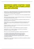 MCKISSOCK USPAP CHAPTER 7 EXAM WITH COMPLETE SOLUTIONS &lpar;LATEST 2024-2025 UPDATES&rpar;