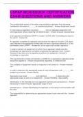 USPAP MCKISSOCK CERTIFICATION EXAM QUESTIONS AND ANSWERS 