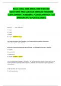 PCCN EXAM TEST BANK 2024 WITH 400  QUESTIONS AND CORRECT DETAILED ANSWERS  &lpar;100&percnt; CORRECT ANSWERS&rpar; PCCN EXAM PREP TEST  BANK &lpar;NEWLY UPDATED 2024&excl;&excl;&rpar;