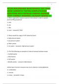 NCCER BOILERMAKER MAINTENANCE TEST FINAL EXAM CURRENTLY TESTING COMPLETE EXAM QUESTIONS WITH DETAILED VERIFIED ANSWERS &lpar;100&percnt; CORRECT ANSWERS&rpar; &sol;ALREADY GRADED A&plus;