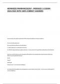 Advanced Pharmacology - Modules 1-5&period;docx