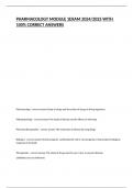 Pharmacology Module 1&period;docx