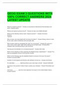 GEOG EXAM 3 QUESTIONS WITH 100&percnt; CORRECT ANSWERS 2024 LATEST UPDATE 