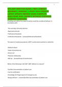 NYS EMT WRITTEN EXAM &vert; 100&percnt; CORRECT ANSWERS &vert; VERIFIED &vert; LATEST 2024 VERSION LATEST UPDATE NEWEST EXAM COMPLETE QUESTIONS AND CORRECT DETAILED ANSWERS &lpar;VERIFIED ANSWERS&rpar;