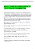 GEOG EXAM 4 QUESTIONS WITH 100&percnt; CORRECT ANSWERS
