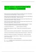 GEOG QUIZ 2 QUESTIONS WITH ALL CORRECT ANSWERS 